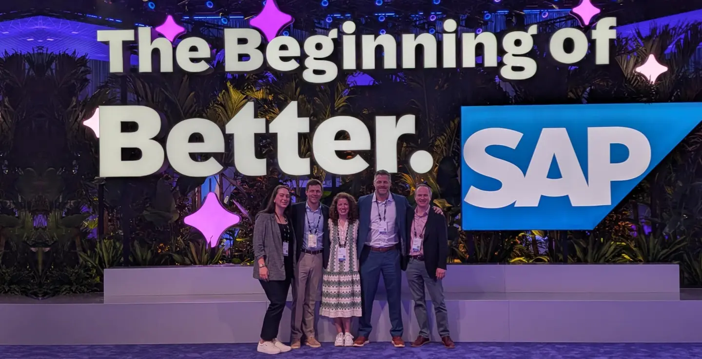 Collective Insights team members at a SAP event.