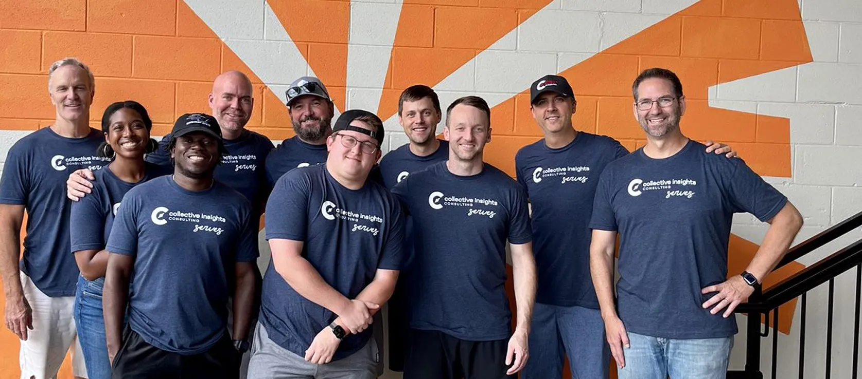 Collective Insights Teams members at a company event.