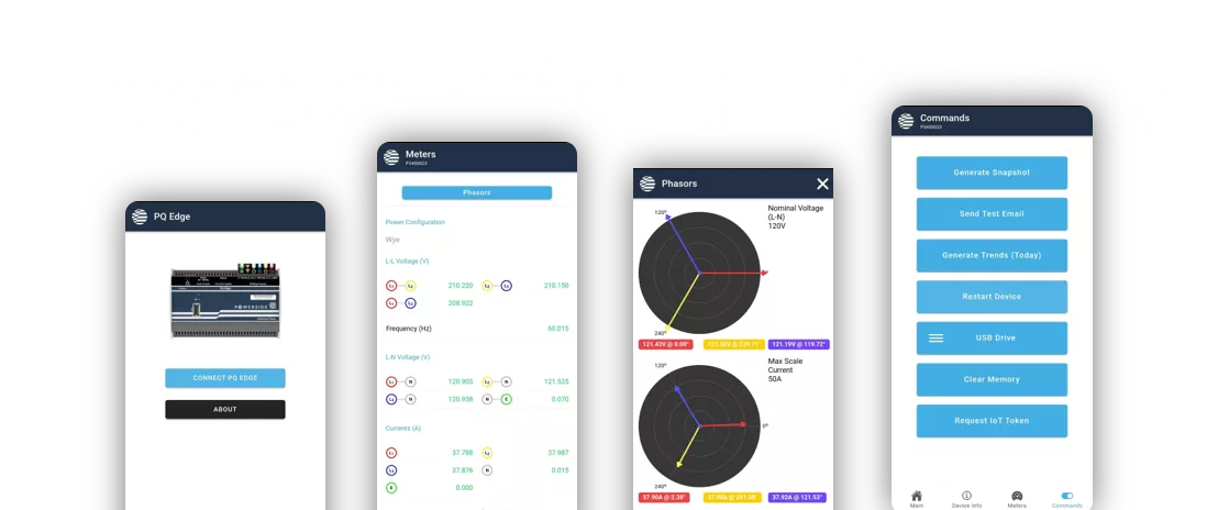 App screen UI.