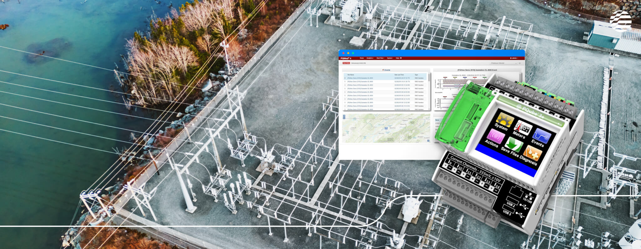 pqube 3e turning utility substations into smart data sources